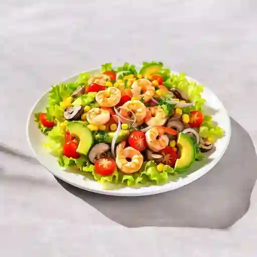 Ensalada Con Camarones