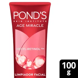 Ponds Limpiador Facial Antiedad Age Miracle Con Hexyl-Retinol