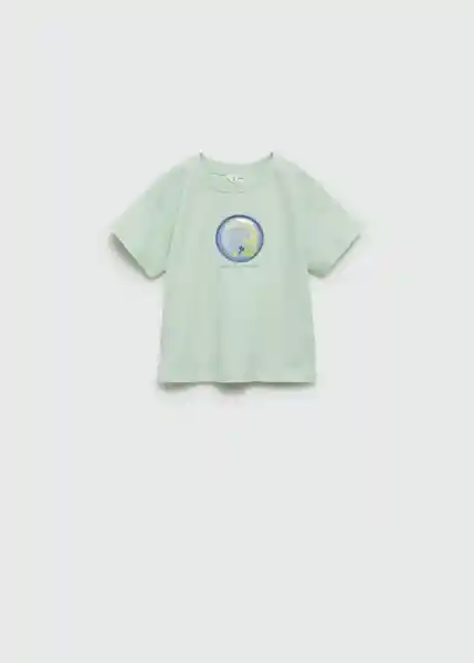 Camiseta Flotador Verde Pastel Talla 70 Niños Mango