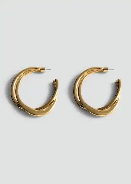 Pendientes Regina Oro Talla 99 Mujer Mango