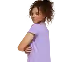 Adidas Camiseta Tee 160 Manga Corta Lifestyle Mujer Morado T M