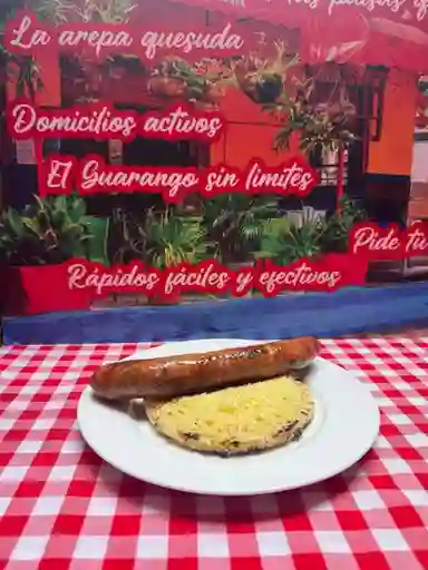 Arepa con Chorizo Santarrosano