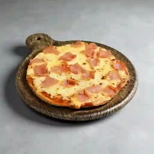 Pizza jamón queso