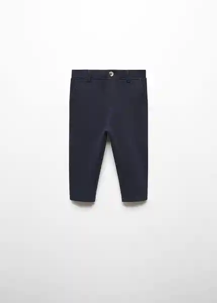 Pantalón Cugatb Navy Talla 71 Niños Mango