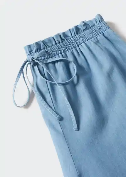 Pantalón Ten-H Tejano Medio Talla L Mujer Mango