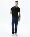 Camiseta Hombre Negro Talla XXL 800G001_NEG194007 Americanino