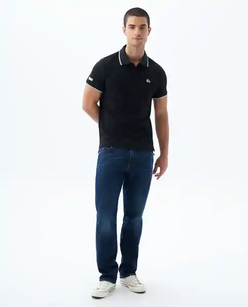 Camiseta Hombre Negro Talla XXL 800G001_NEG194007 Americanino