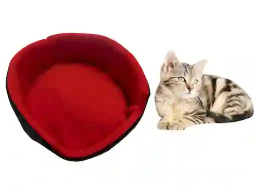 Cama Para Gato Grande Rojo