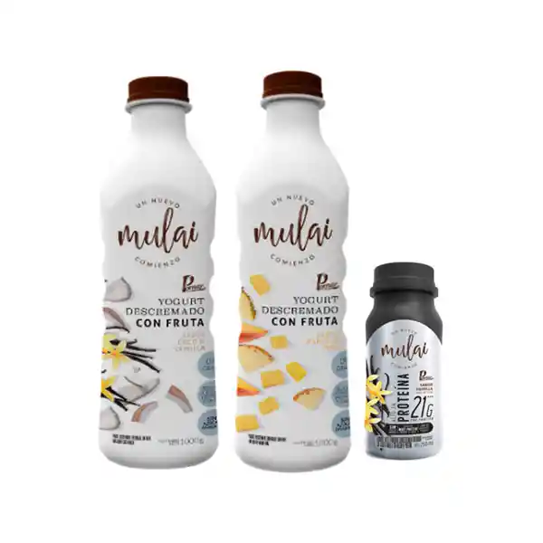 Yogurt Mulai Surtido + Proteína Vainilla