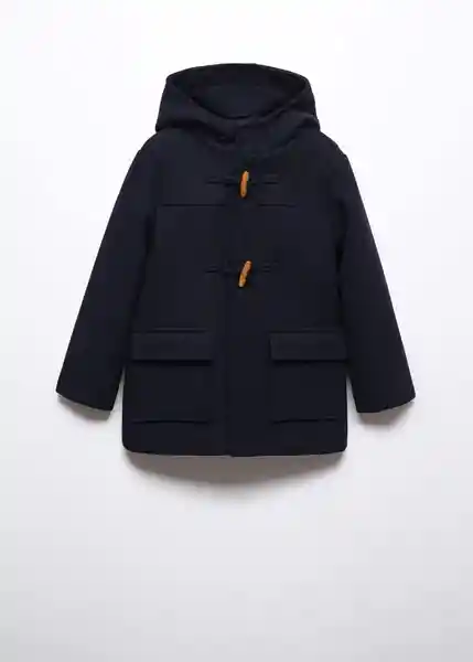 Abrigo Vince Navy Talla 12 Niños Mango