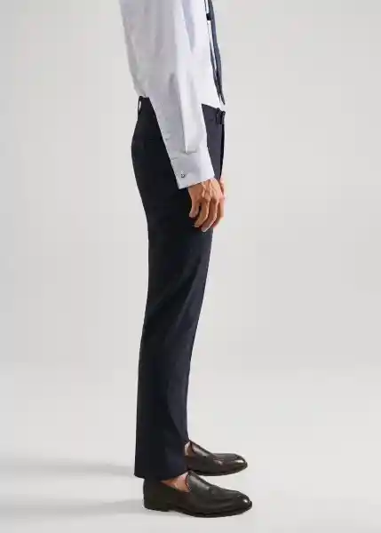 Pantalón Breda Navy Talla 44 Hombre Mango