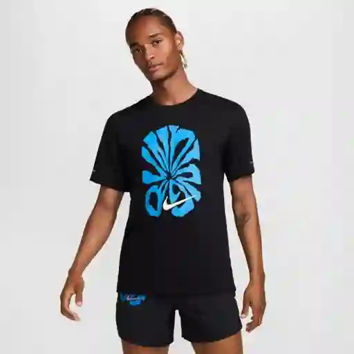 Nike Camiseta Df Rise 365 Run Energy Correr Hombre Negro XL