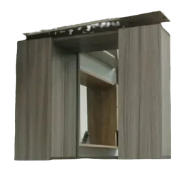 Sha Gabinete Con Espejo 2 Puertas Parma 80 x 60