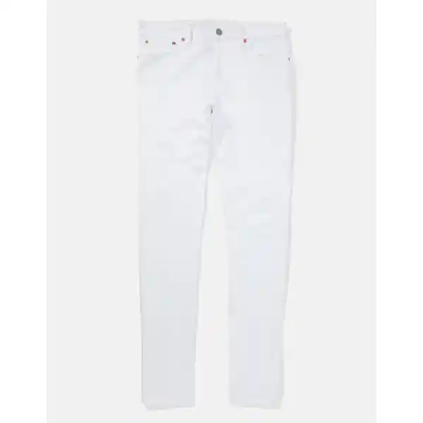 Jean Slim Hombre Blanco Talla 34 x 30 American Eagle