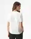 Camiseta Graphic Femenino Crudo Prístino Claro M Chevignon