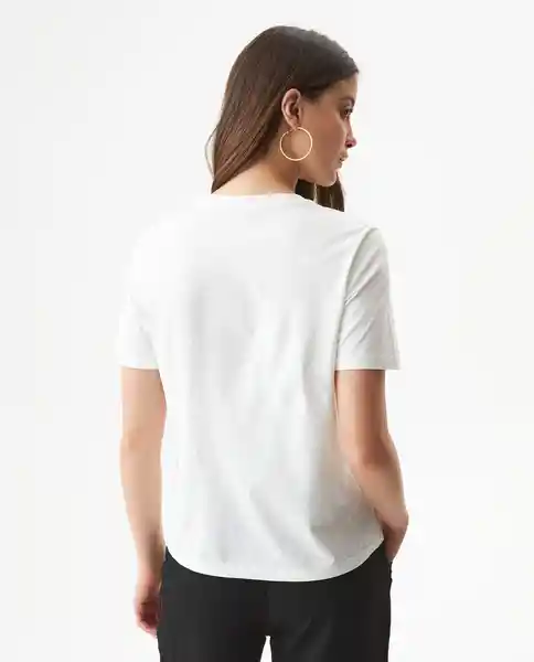 Camiseta Graphic Femenino Crudo Prístino Claro M Chevignon