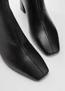 Botines Limo Negro Talla 39 Mujer Mango