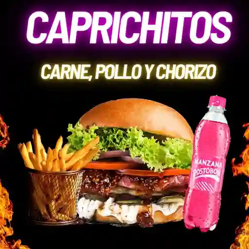 Combo hamburguesa caprichitos