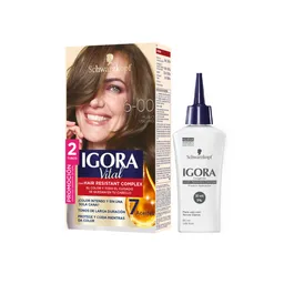 Tinte Igora Vital 6-00 Ruibio Oscuro + Oxigenta Gratis