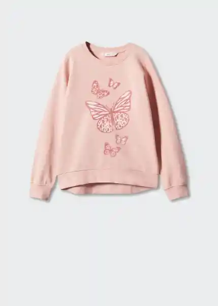 Buzo Sudadera Dublini Rosa Talla 14 Niña Mango