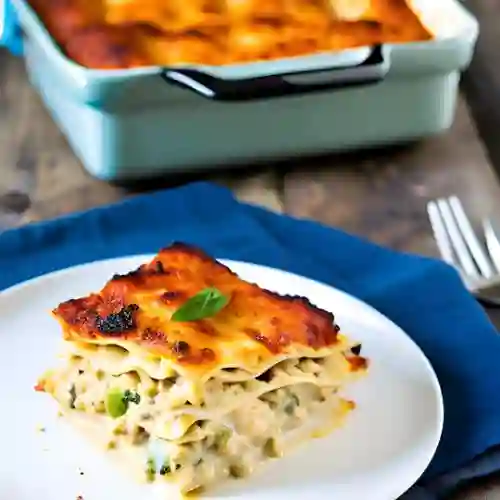 Lasagna de Pollo con Brocoli