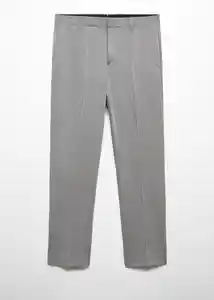 Pantalón Paulo Gris Talla 38 Hombre Mango