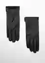 Guantes Ofelia Negro Talla M Mujer Mango