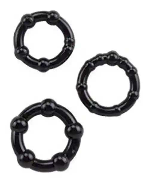 Kit de Anillos Stay Hard Beaded Cockring