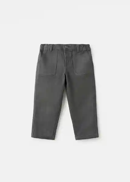 Pantalón Mauro Antracita Talla 70 Niños Mango