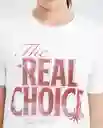 Camiseta The Real Choice Crudo Prístino Claro T. M Chevignon