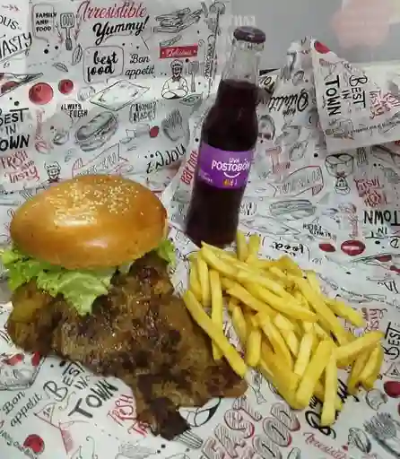 Hamburguesa Sencilla de Res