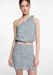 Falda Sirenaf Verde Pastel Talla 22 Niñas Mango