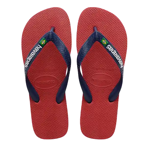 Sandalias Brasil Logo Rojo Talla 26 4110850 Havaianas