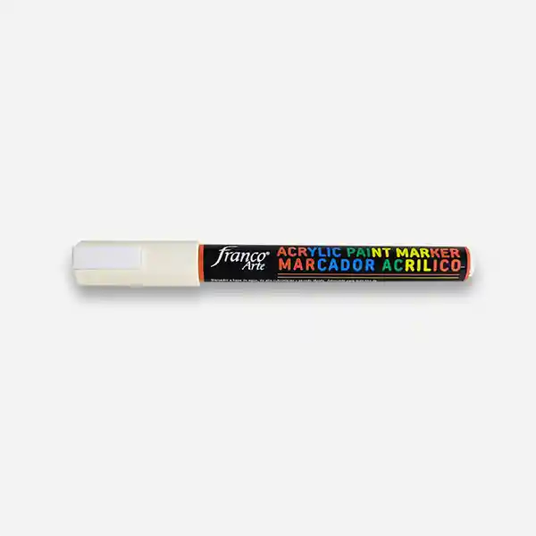 Acrylic Paint Marker Marcador Acrílico Blanco Luna 3 mm (Y001)