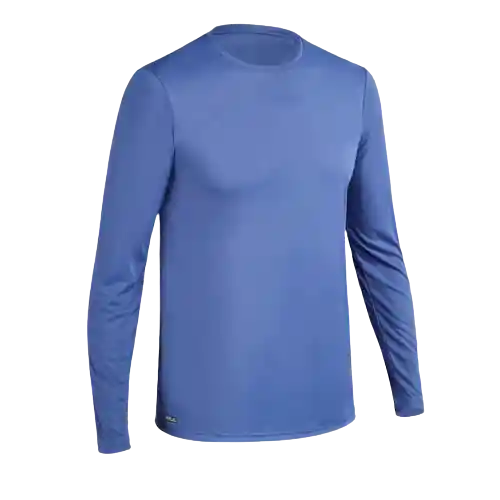 Olaian Camiseta Anti-Uv Top Eco Manga Larga Hombre Azul Talla XS