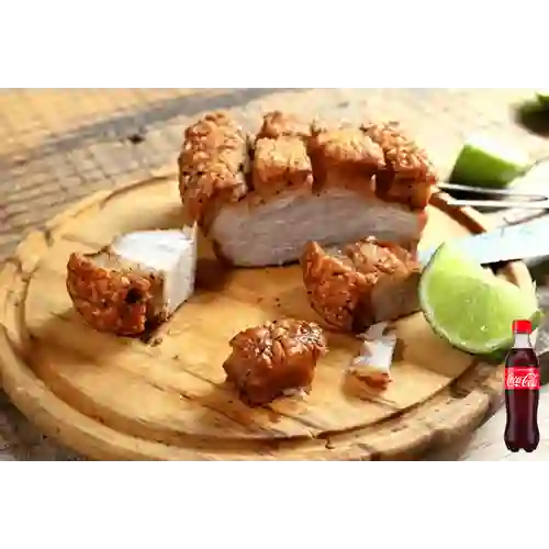 Combo Chicharrón c/ Arepa +Cocacola Orig 400ml