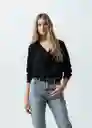 Camisa Mujer Negro Puro Ultraoscuro L 511G366 Naf Naf