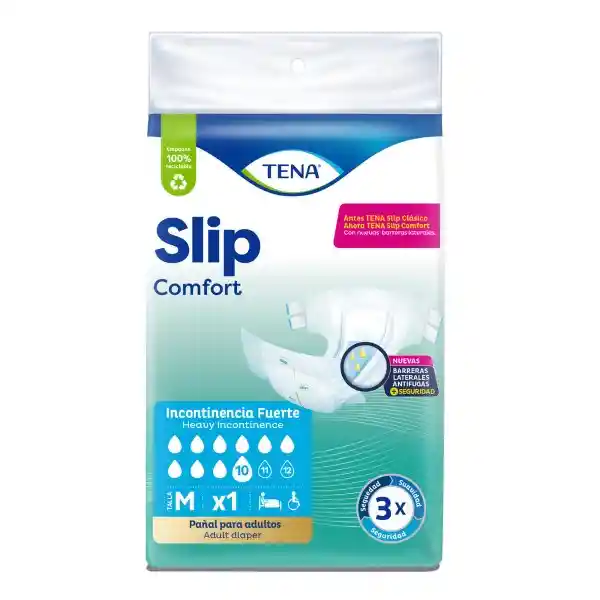 TENA Pañal Slip Comfort Medium x 1U