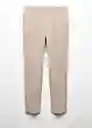 Pantalón Paris Beige Talla 40 Hombre Mango