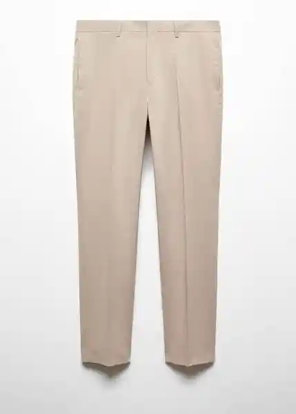 Pantalón Paris Beige Talla 40 Hombre Mango