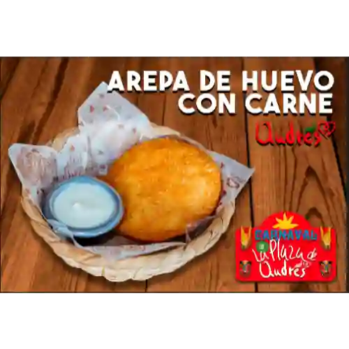 Arepa de Huevo con Carne