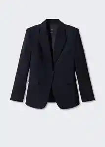 Blazer Americana Iguana Negro Talla S Para Mujer Mango