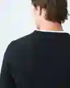 Suéter Tejido Togs Basico Masculino Negro Sombrio XL Chevignon