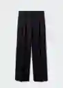 Pantalón Biel Negro Talla 34 Mujer Mango