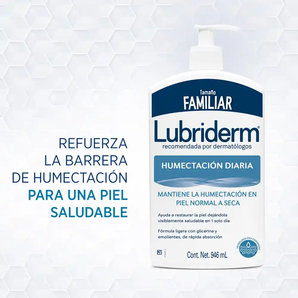 Crema Corporal LUBRIDERM Humectación Diaria 946 ML