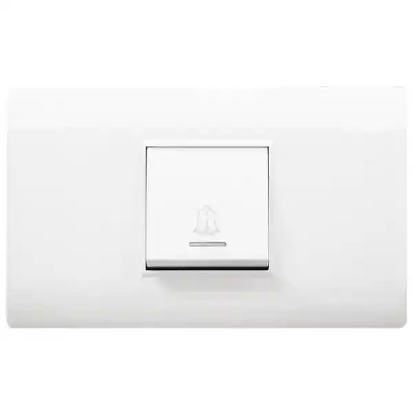 Switch Timbre Línea Bk Plus Incrustar Blanca 118K-11 HT20677