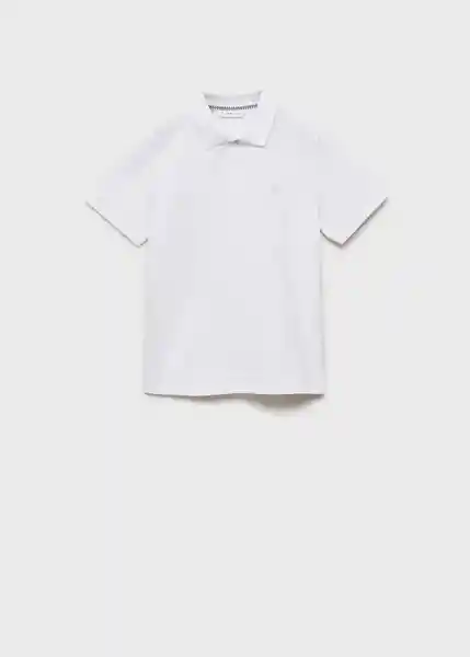 Polo Javier8 Off White Talla 08 Niños Mango