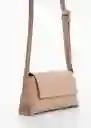 Bolso P Lucer Taupe Talla 99 Mujer Mango