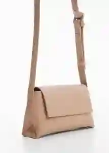 Bolso P Lucer Taupe Talla 99 Mujer Mango