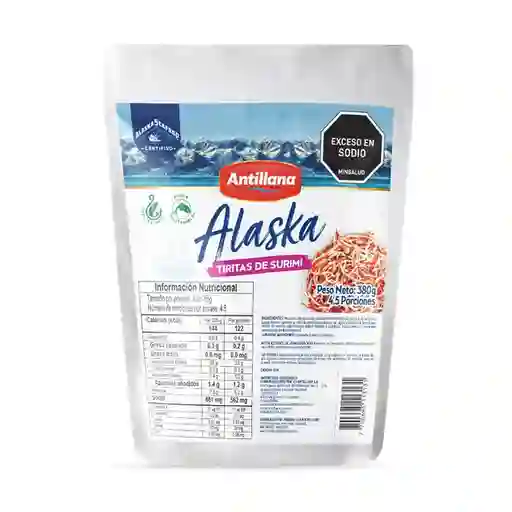 Tiras de Surimi Alaska Antillana